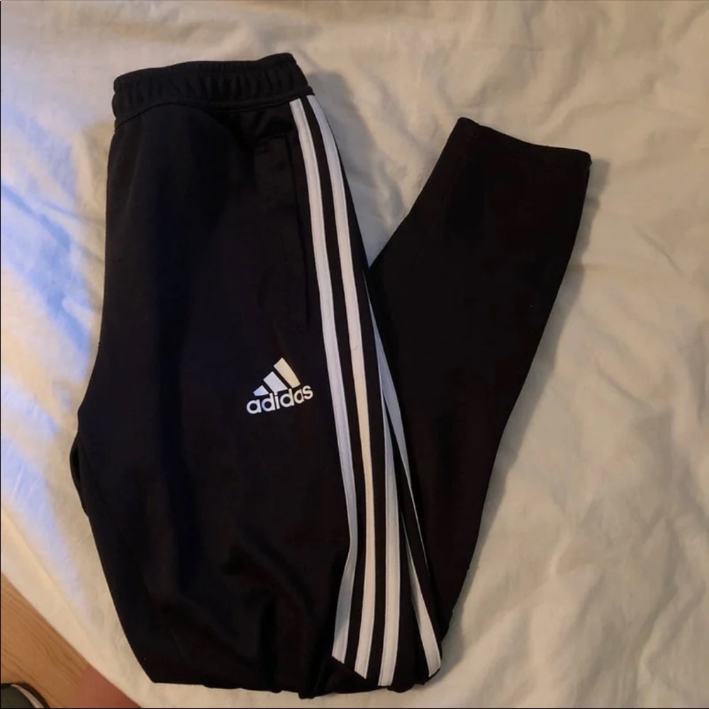 Adidas 3 stripe jogger pants